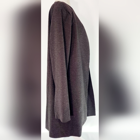 Amanda + Chelsea brown tweed topper jacket - Picture 4 of 10